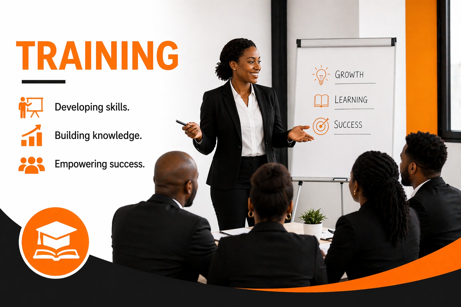Training services banner